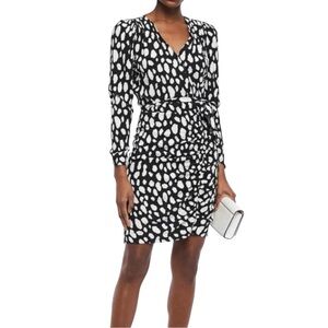 Women’s black and White MAJE Rosima Dress Size 1